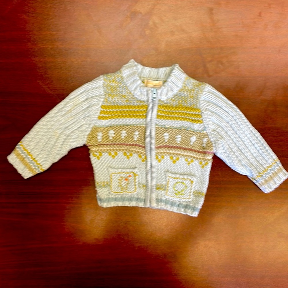 Petite Lem signature baby boy 3 months sweater